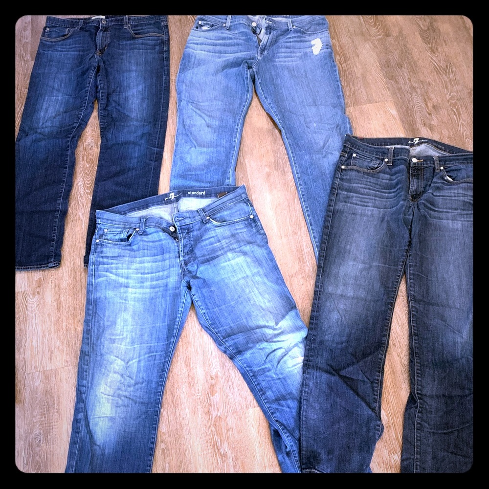Lot of Seven jeans, 36x34